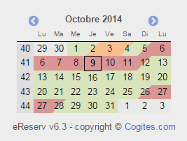 Widget Calendrier mensuel ou annuel