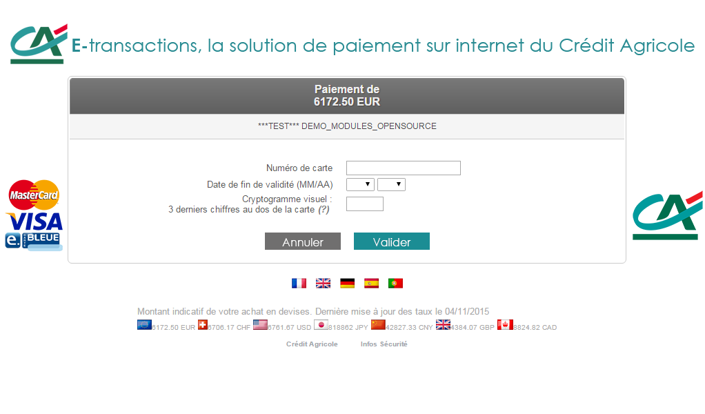 Paiement en ligne eTransactions